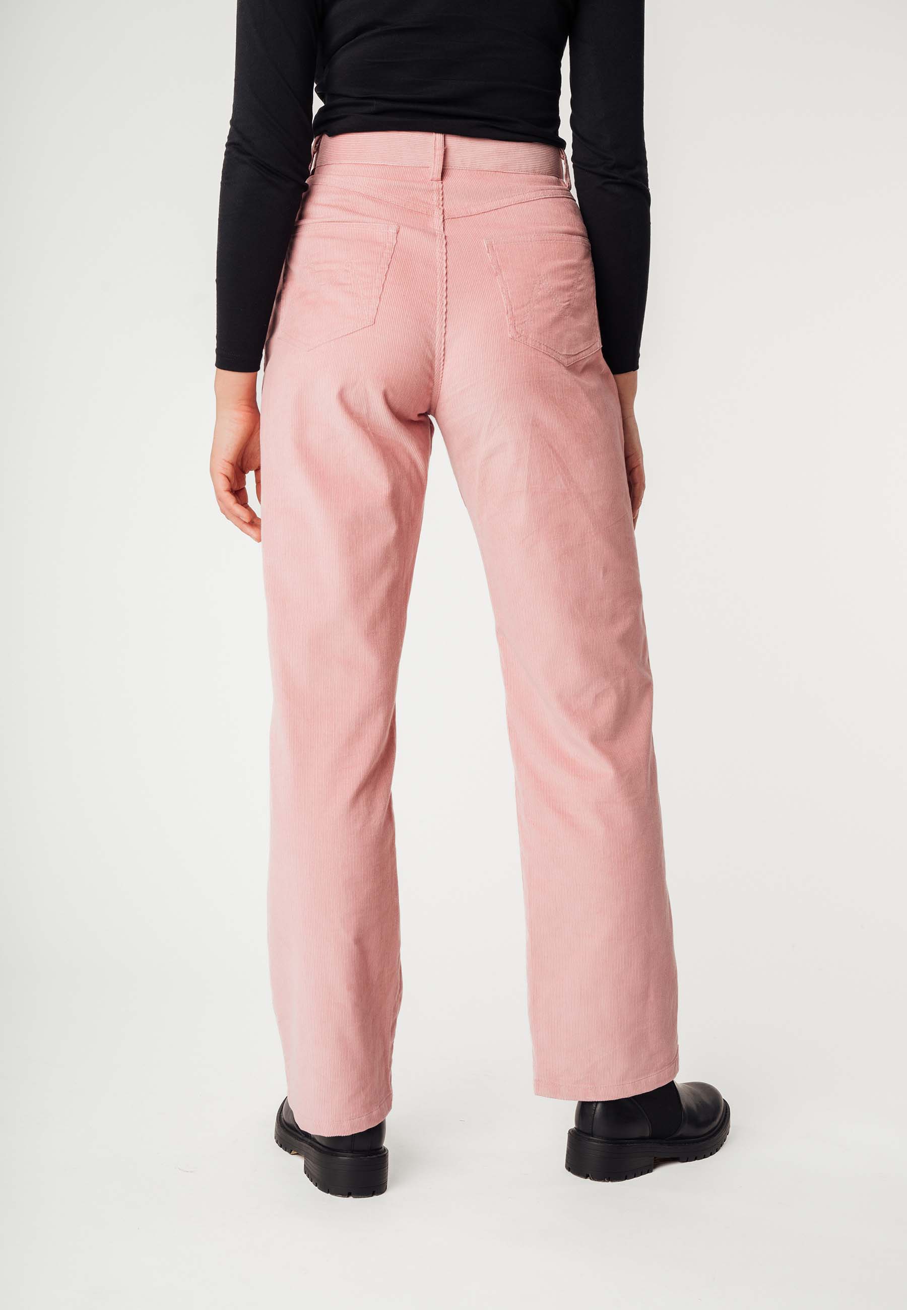 Cord Hose mit hohem Bund und weitem Bein Style OORJA - Image 10