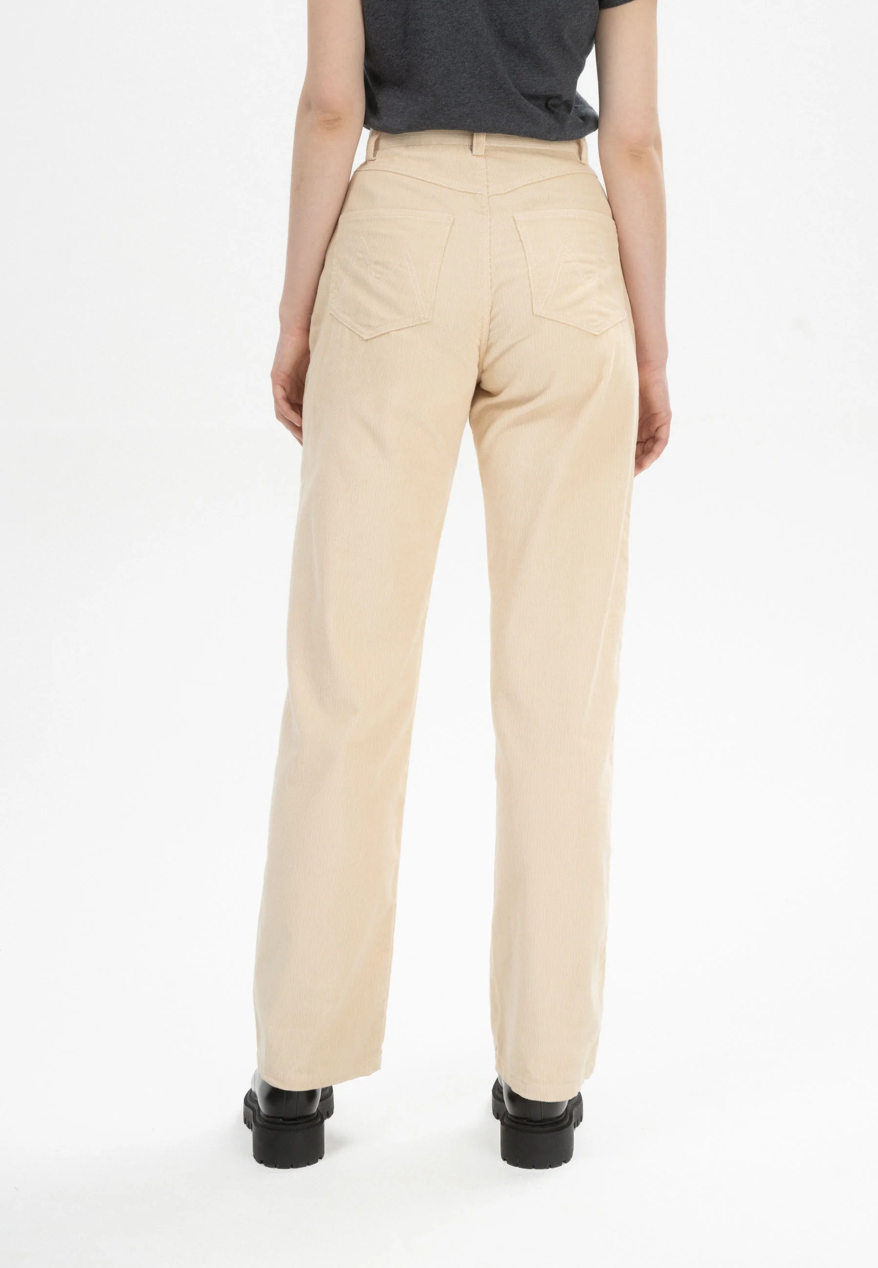 Cord Hose mit hohem Bund und weitem Bein Style OORJA - Image 17