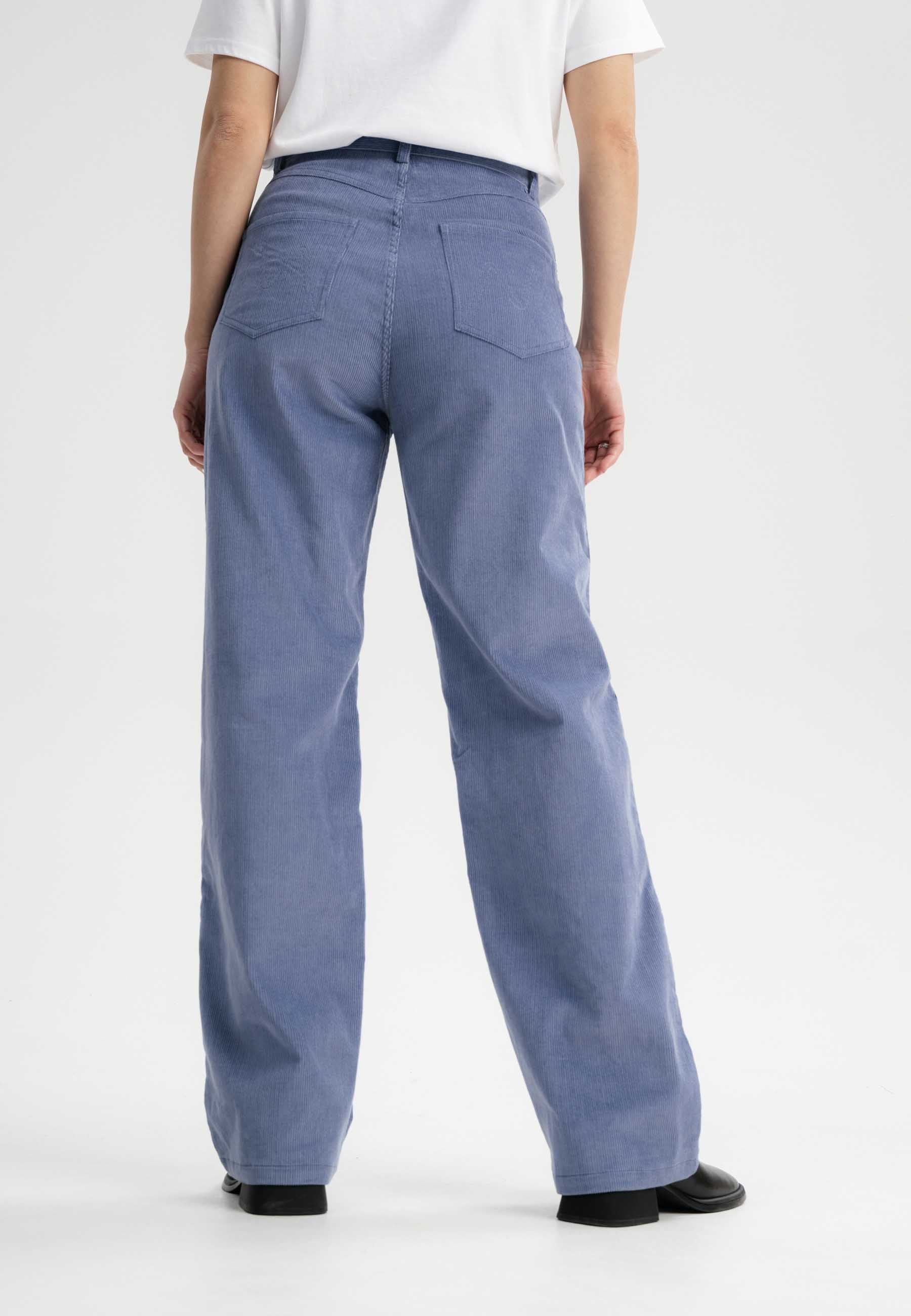 Cord Hose mit hohem Bund und weitem Bein Style OORJA - Image 27