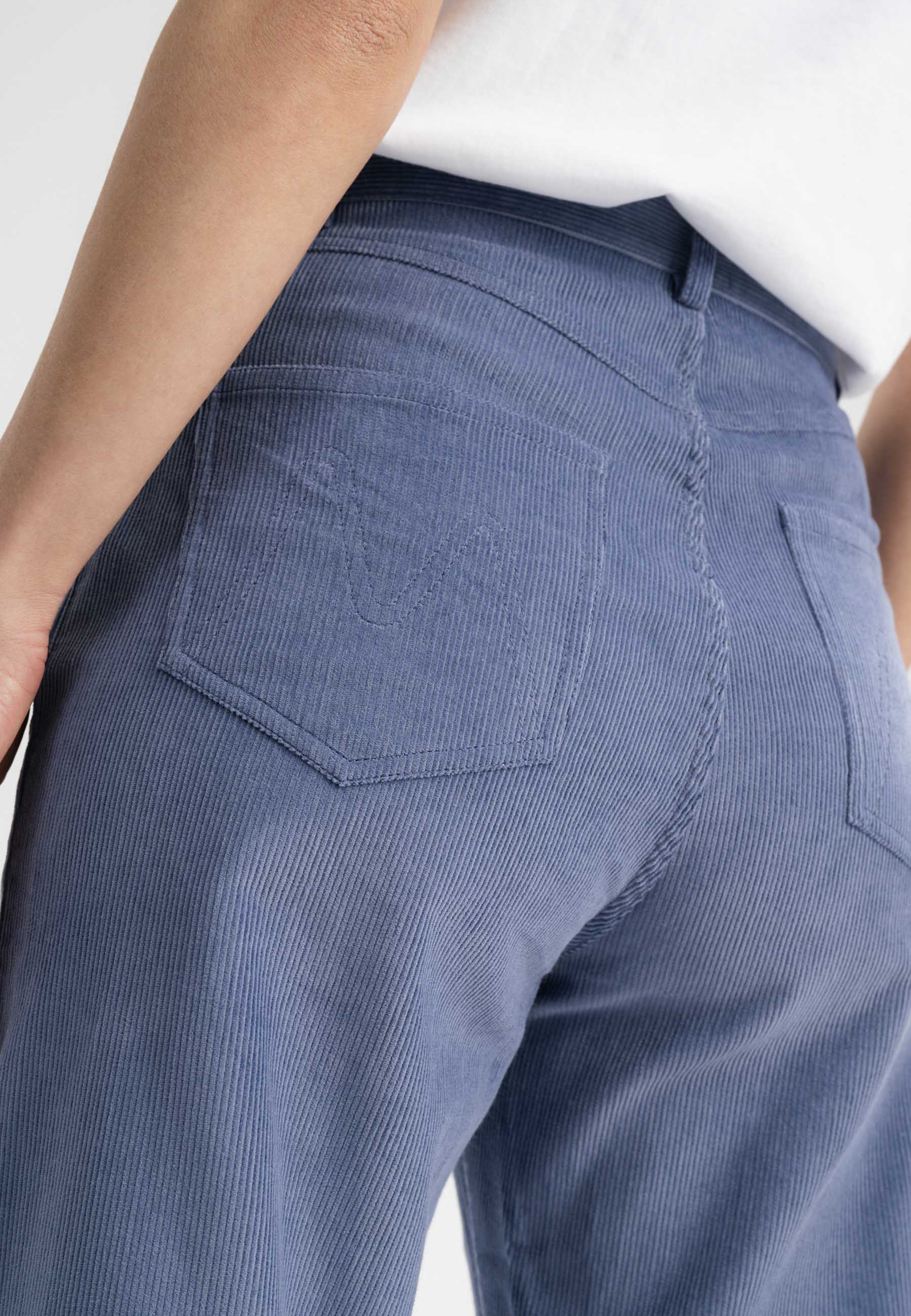 Cord Hose mit hohem Bund und weitem Bein Style OORJA - Image 29