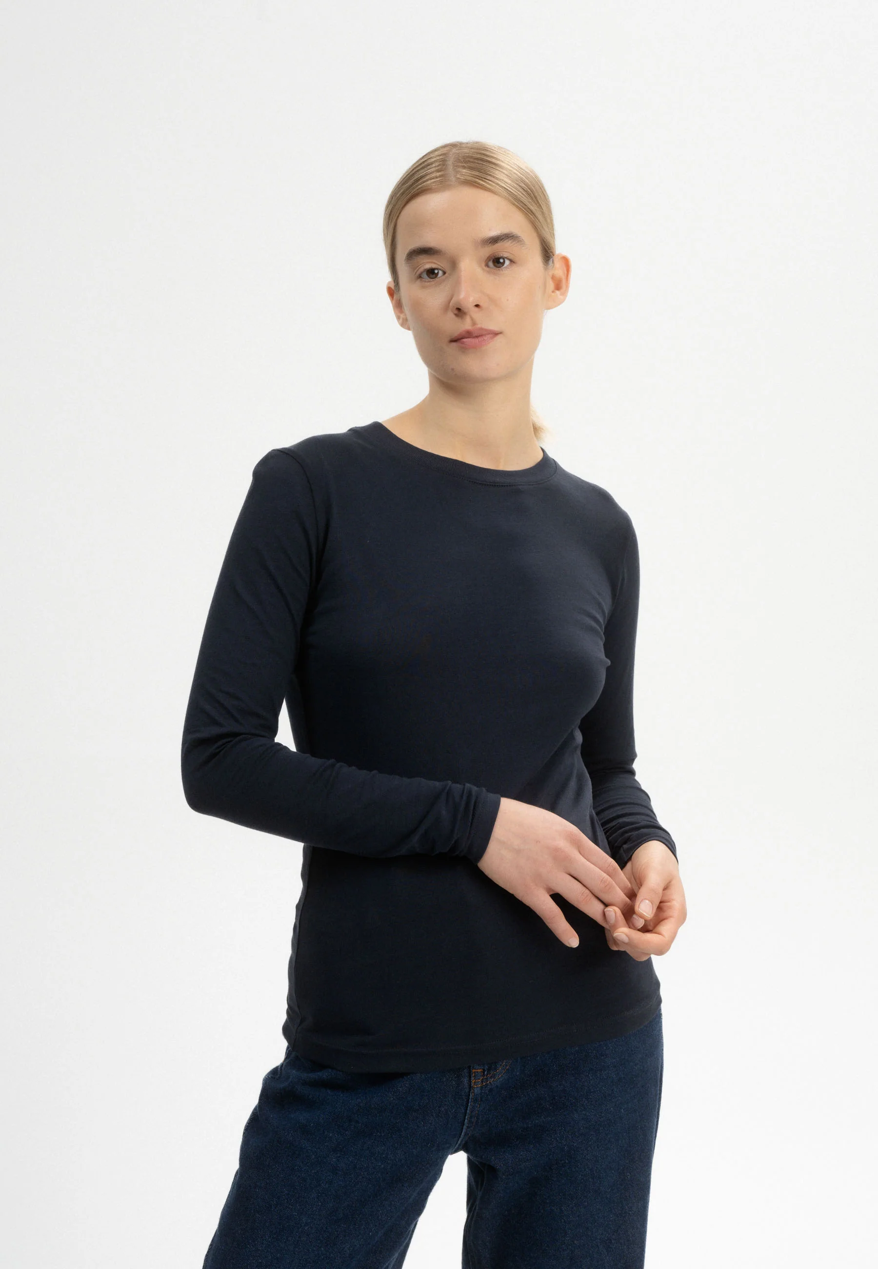 Basic Langarmshirt Style DHIVYA - Image 16