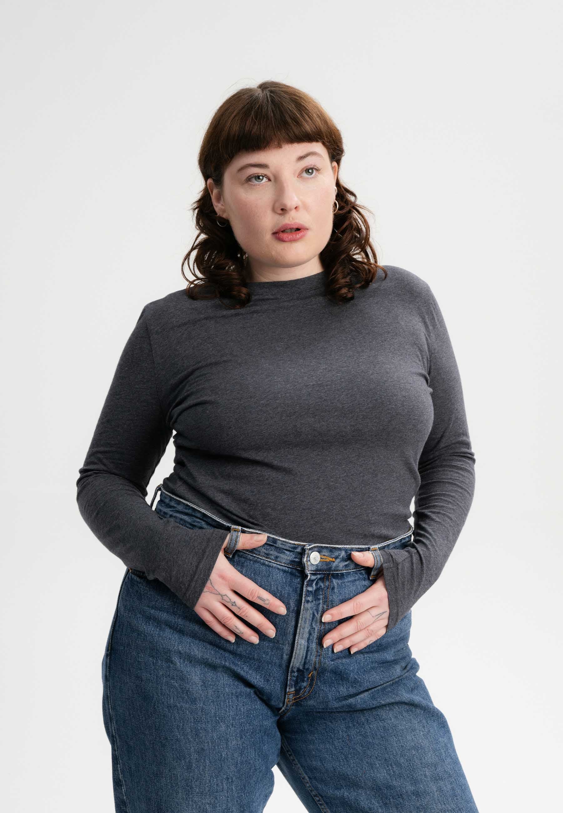 Basic Langarmshirt Style DHIVYA - Image 27