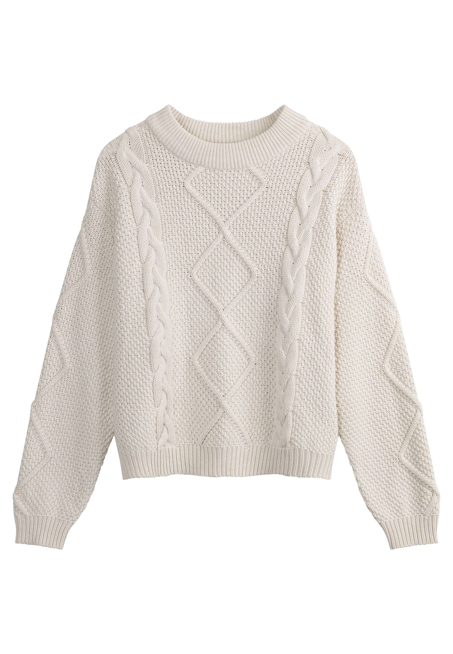 Zopfmuster Strickpullover Style SAMAIRA - Image 10