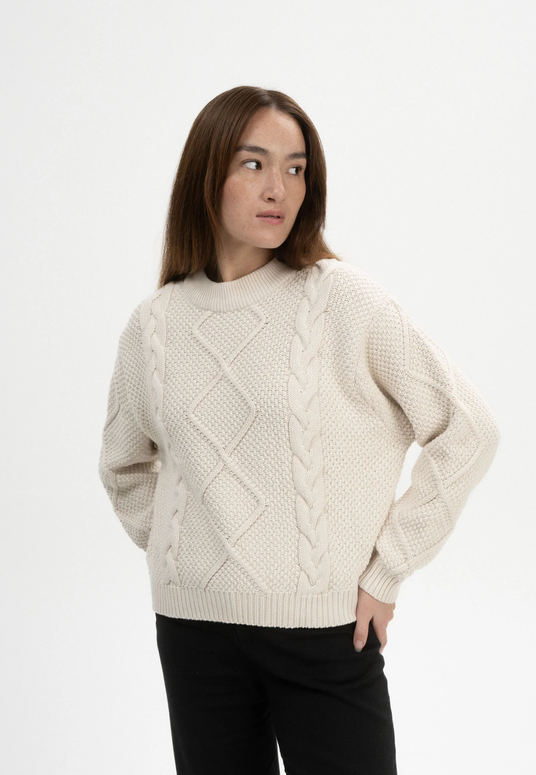 Zopfmuster Strickpullover Style SAMAIRA - Image 11