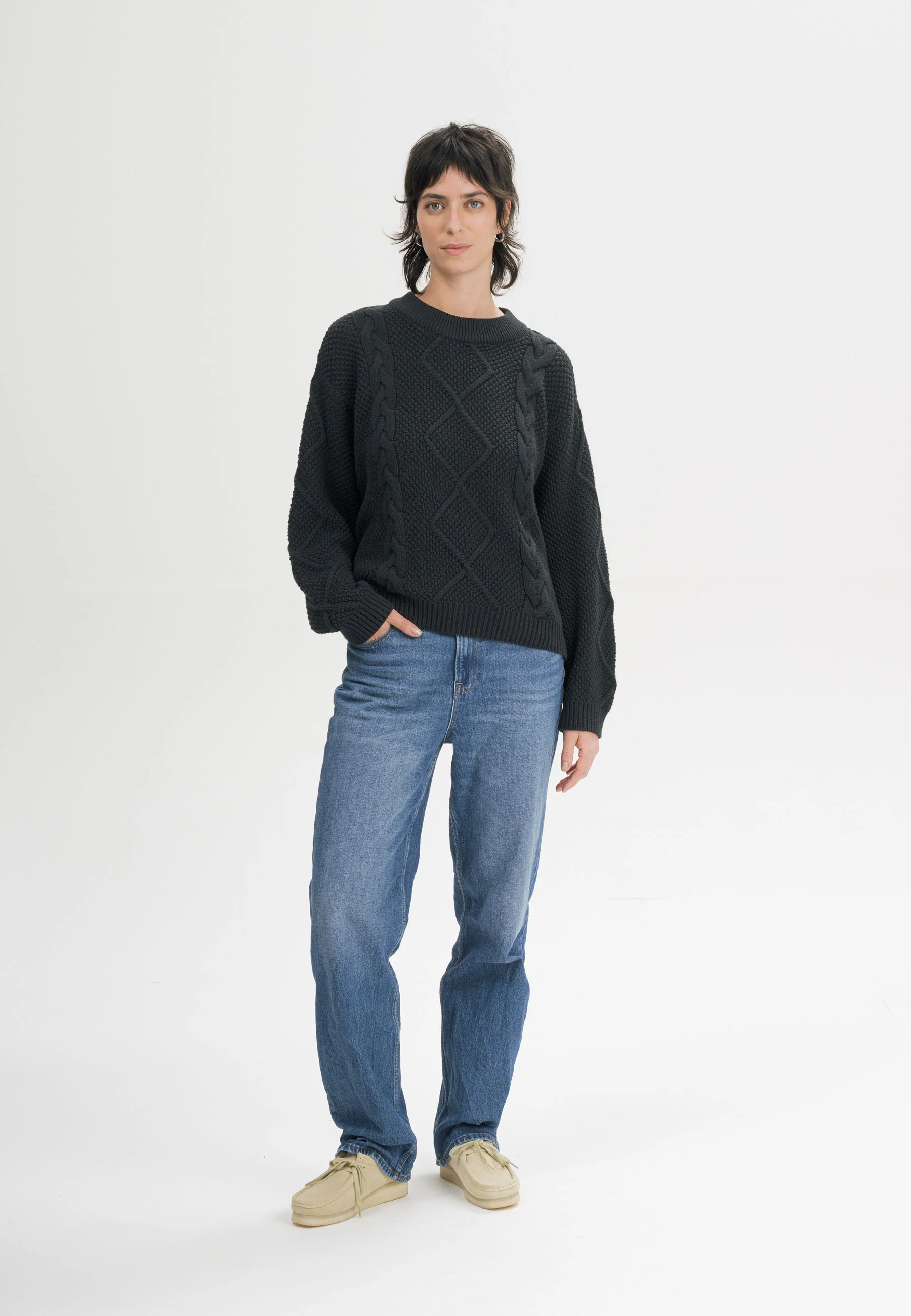 Zopfmuster Strickpullover Style SAMAIRA - Image 14