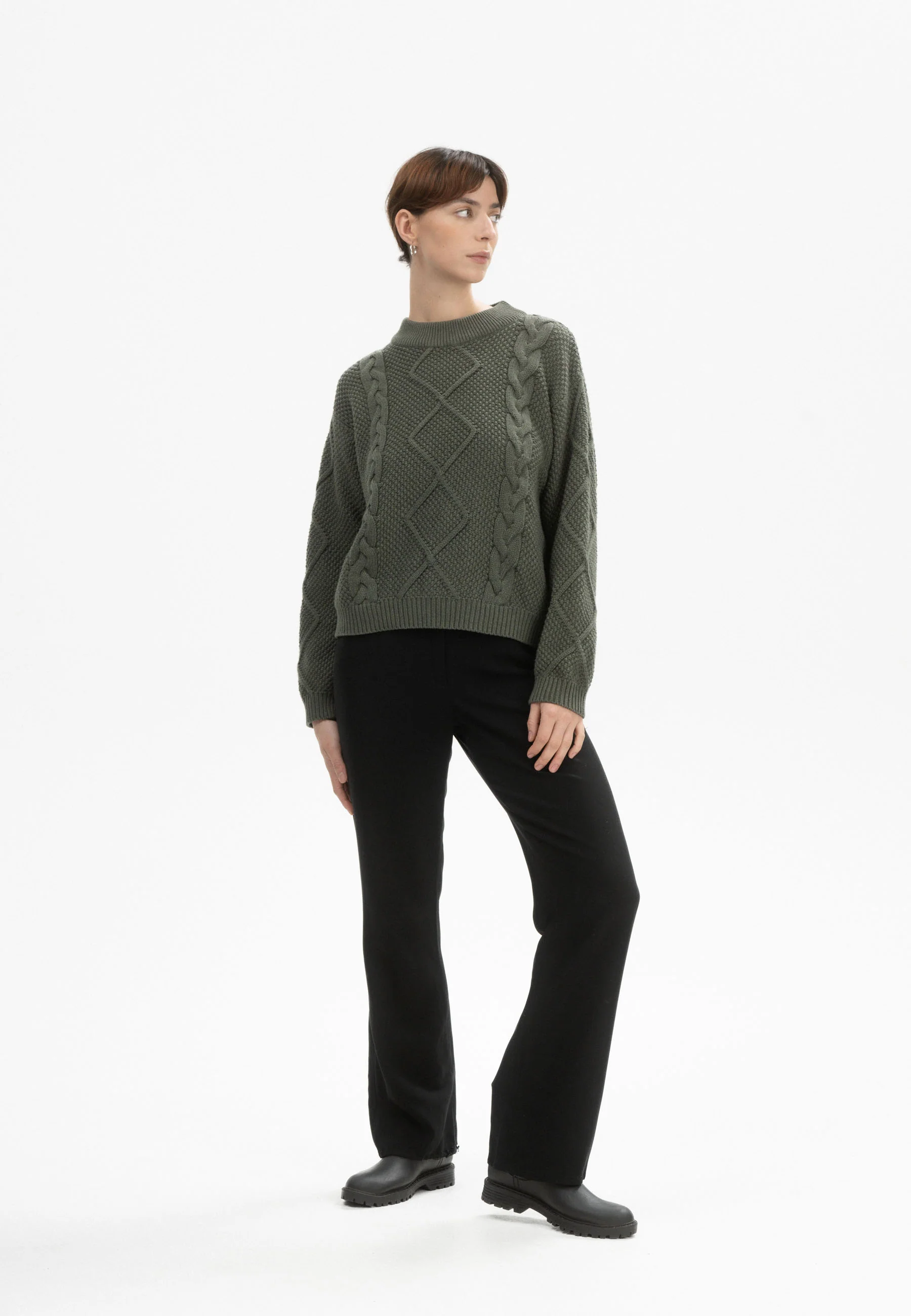 Zopfmuster Strickpullover Style SAMAIRA - Image 25