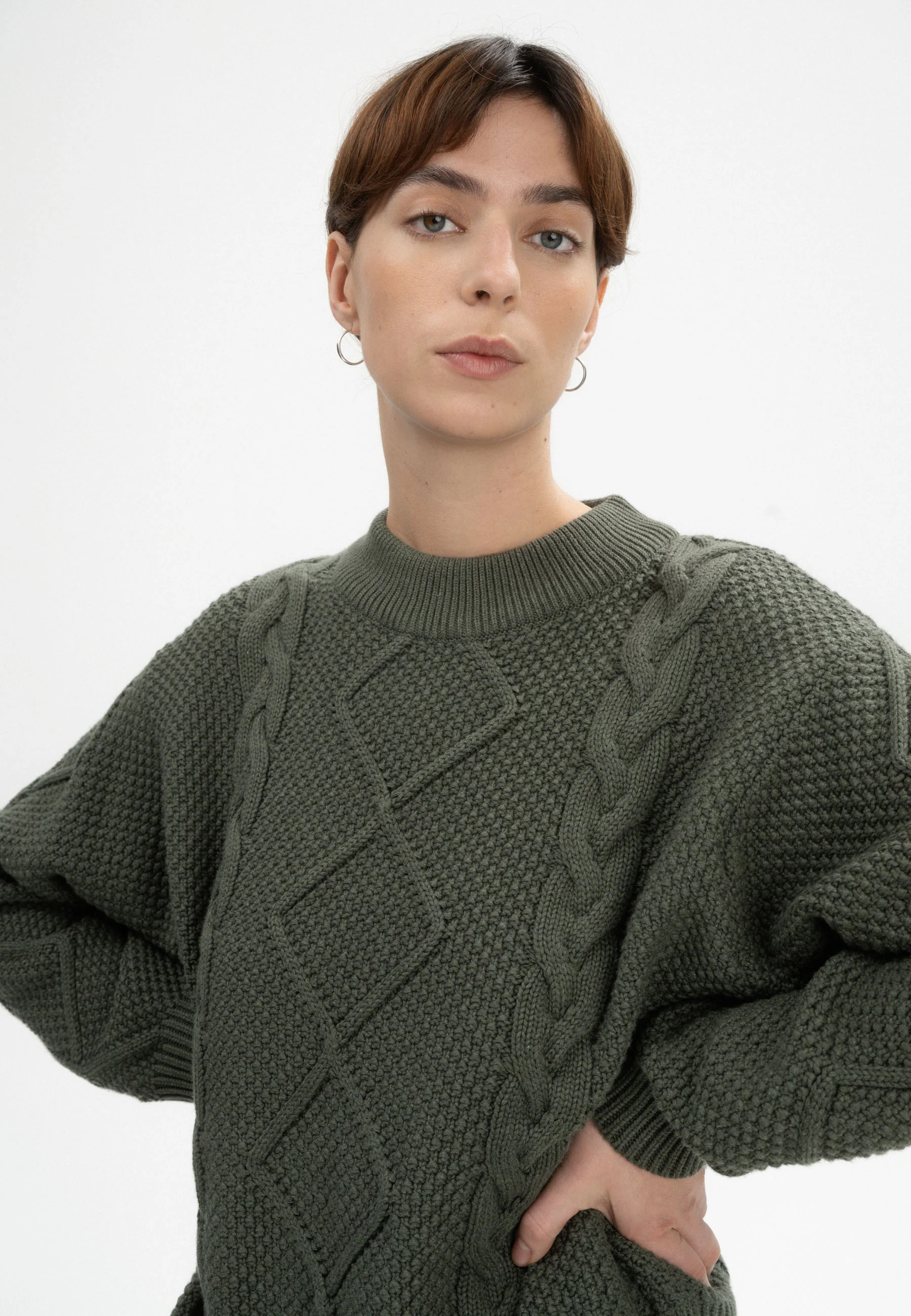 Zopfmuster Strickpullover Style SAMAIRA - Image 26