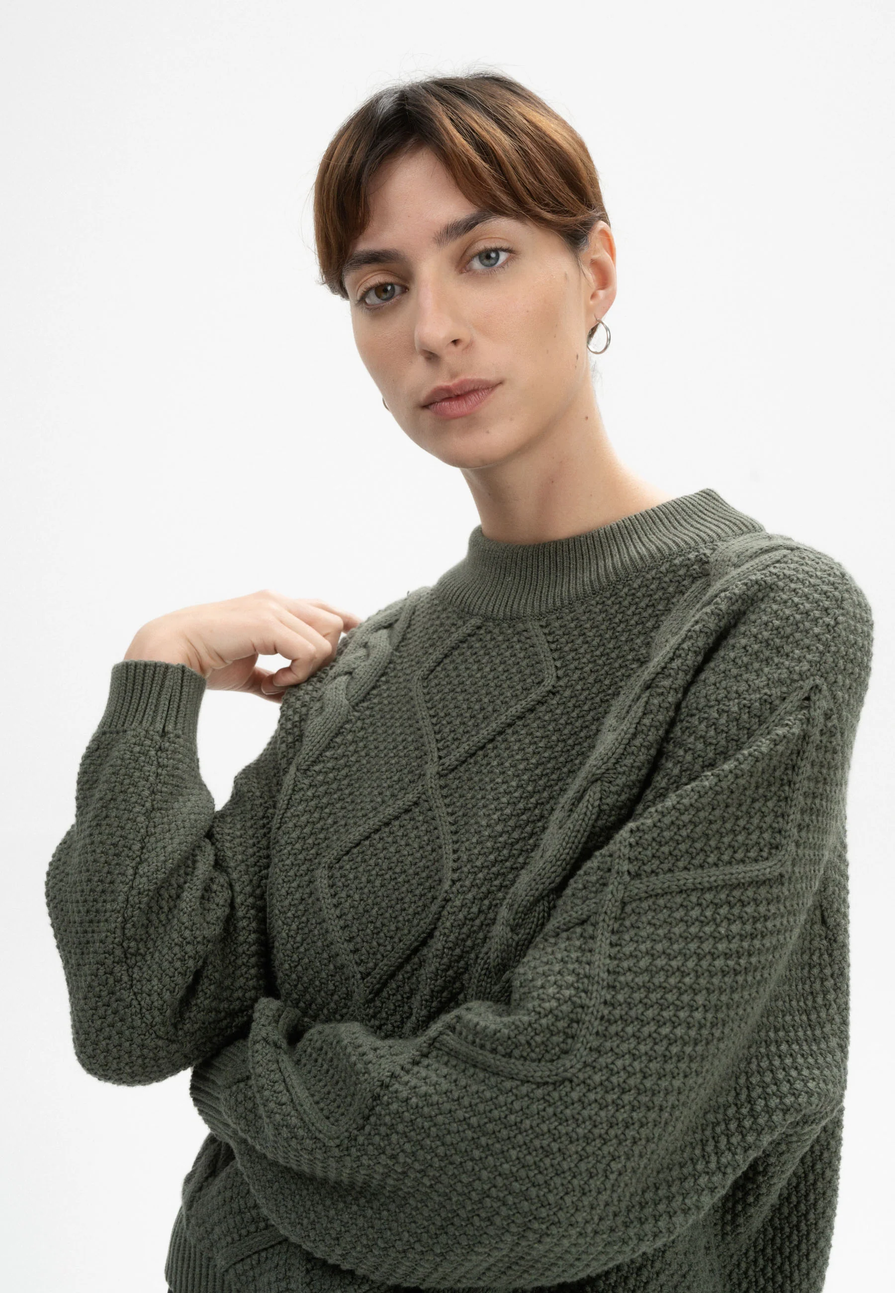 Zopfmuster Strickpullover Style SAMAIRA - Image 27