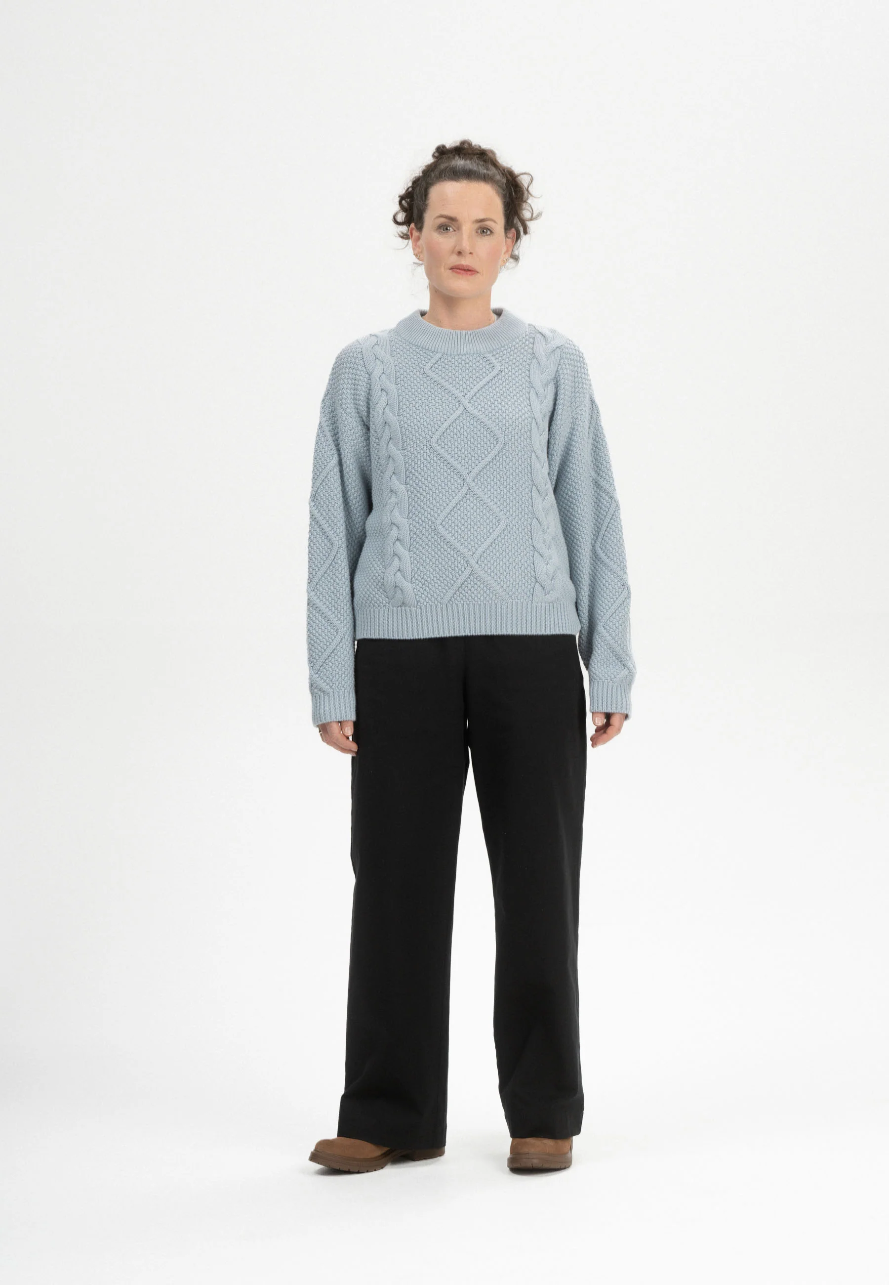 Zopfmuster Strickpullover Style SAMAIRA - Image 3