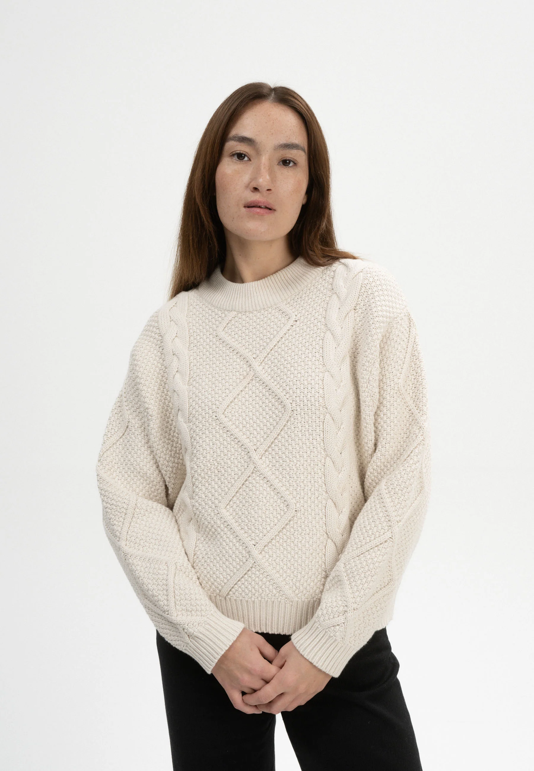 Zopfmuster Strickpullover Style SAMAIRA - Image 6