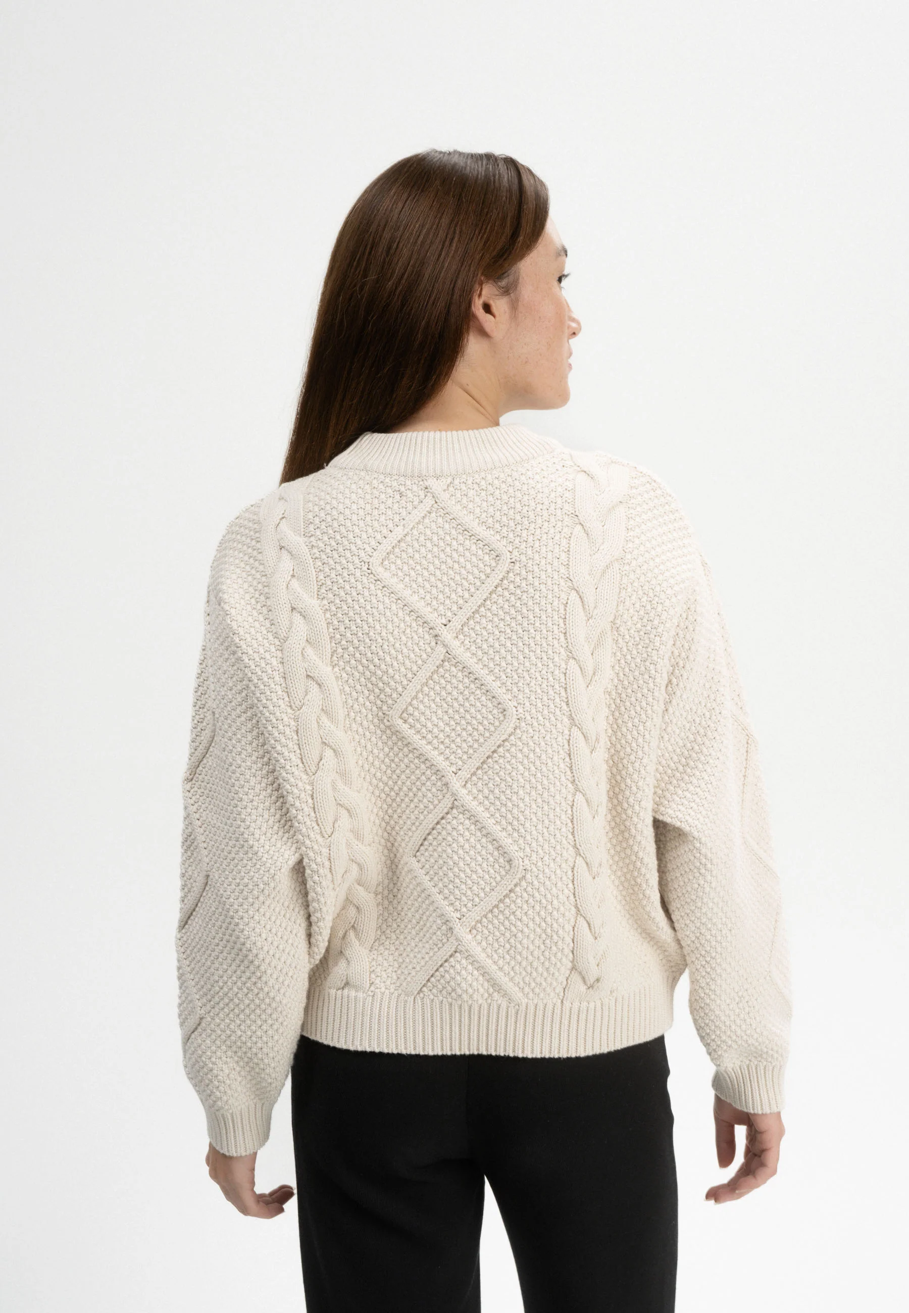 Zopfmuster Strickpullover Style SAMAIRA - Image 7