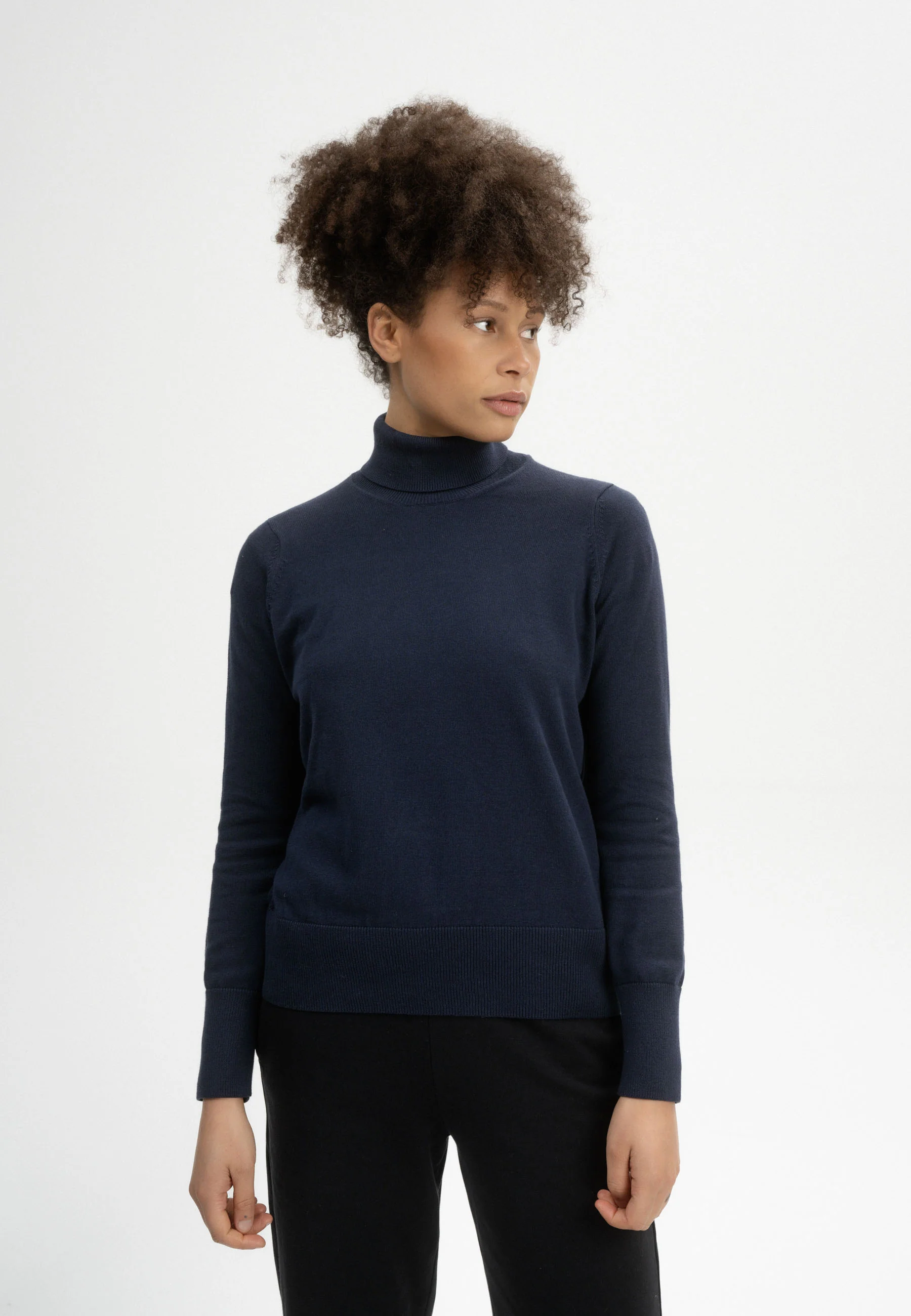 Feinstrick Rollkragenpullover Style MAYURA - Image 33