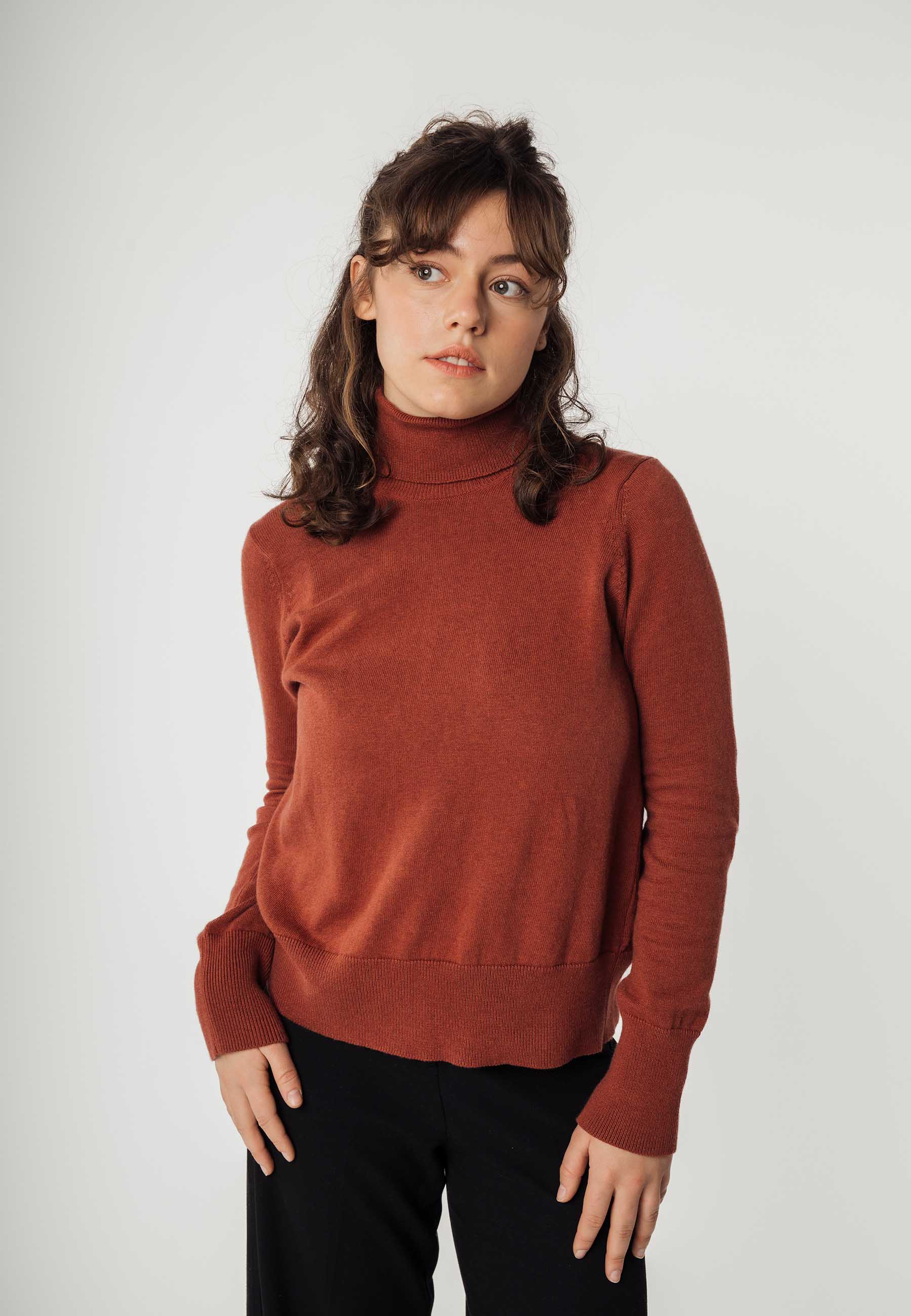Feinstrick Rollkragenpullover Style MAYURA - Image 52