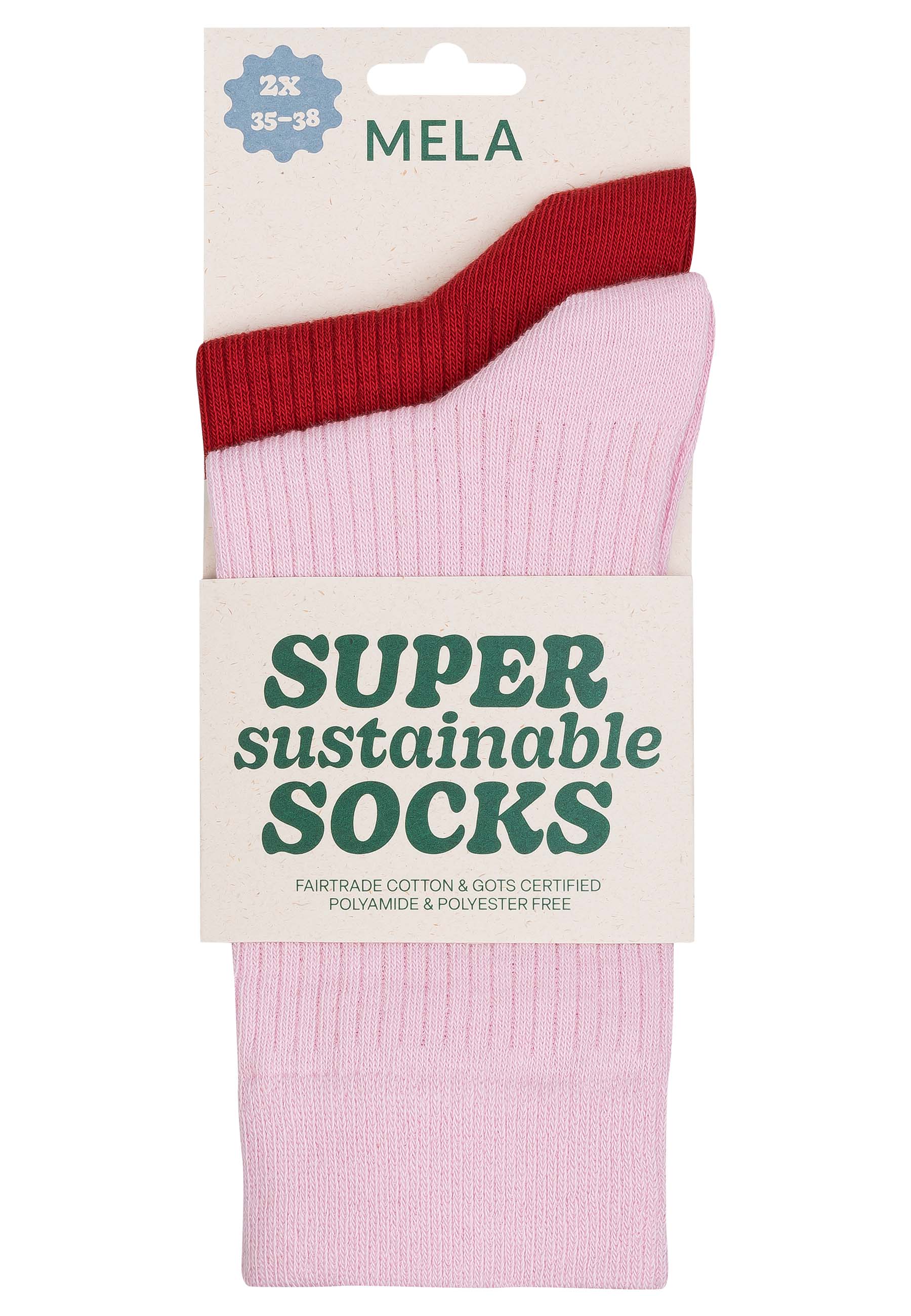 Gerippte Socken 2 Paare - Image 40