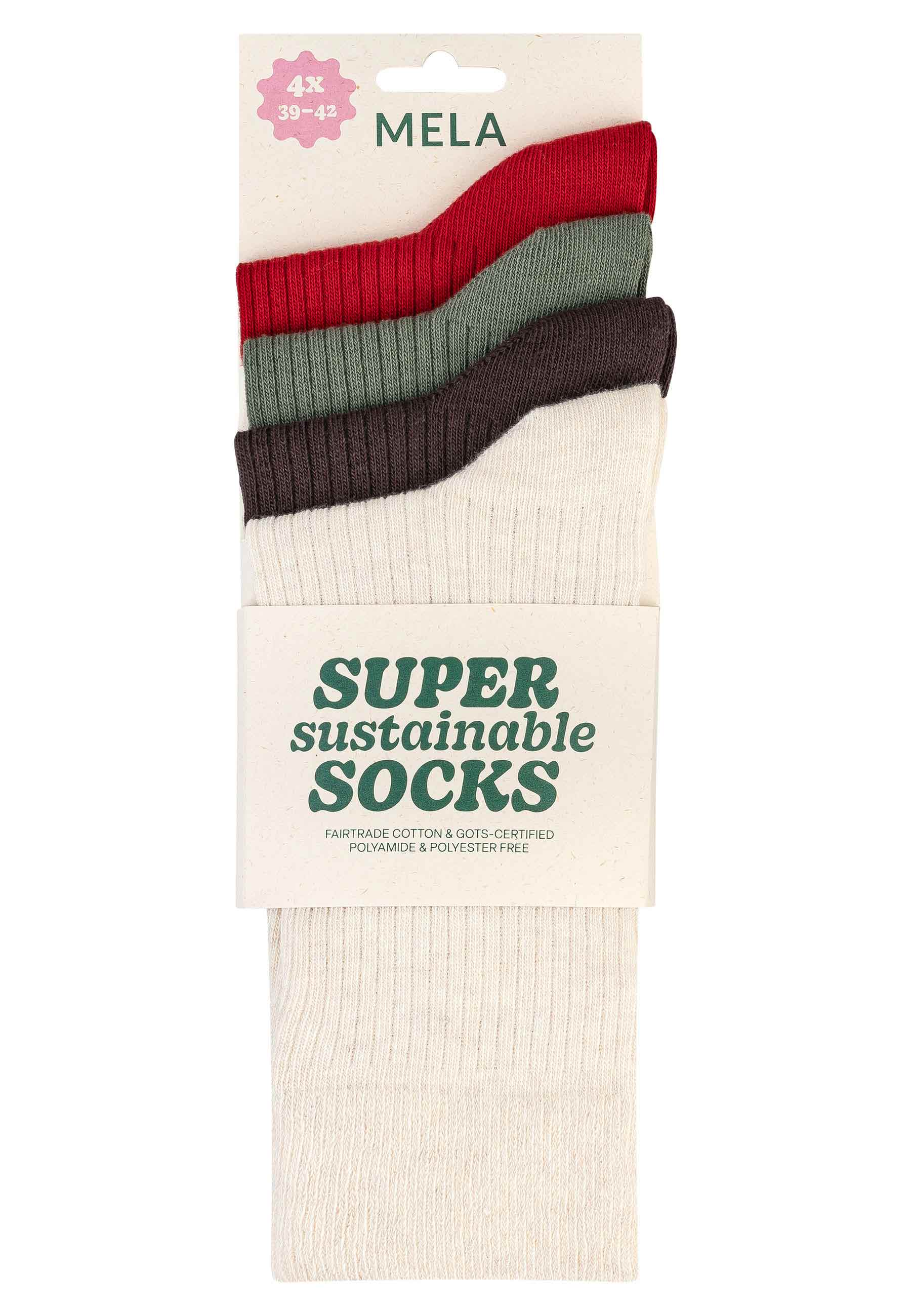 Gerippte Socken 4 Paare - Image 10