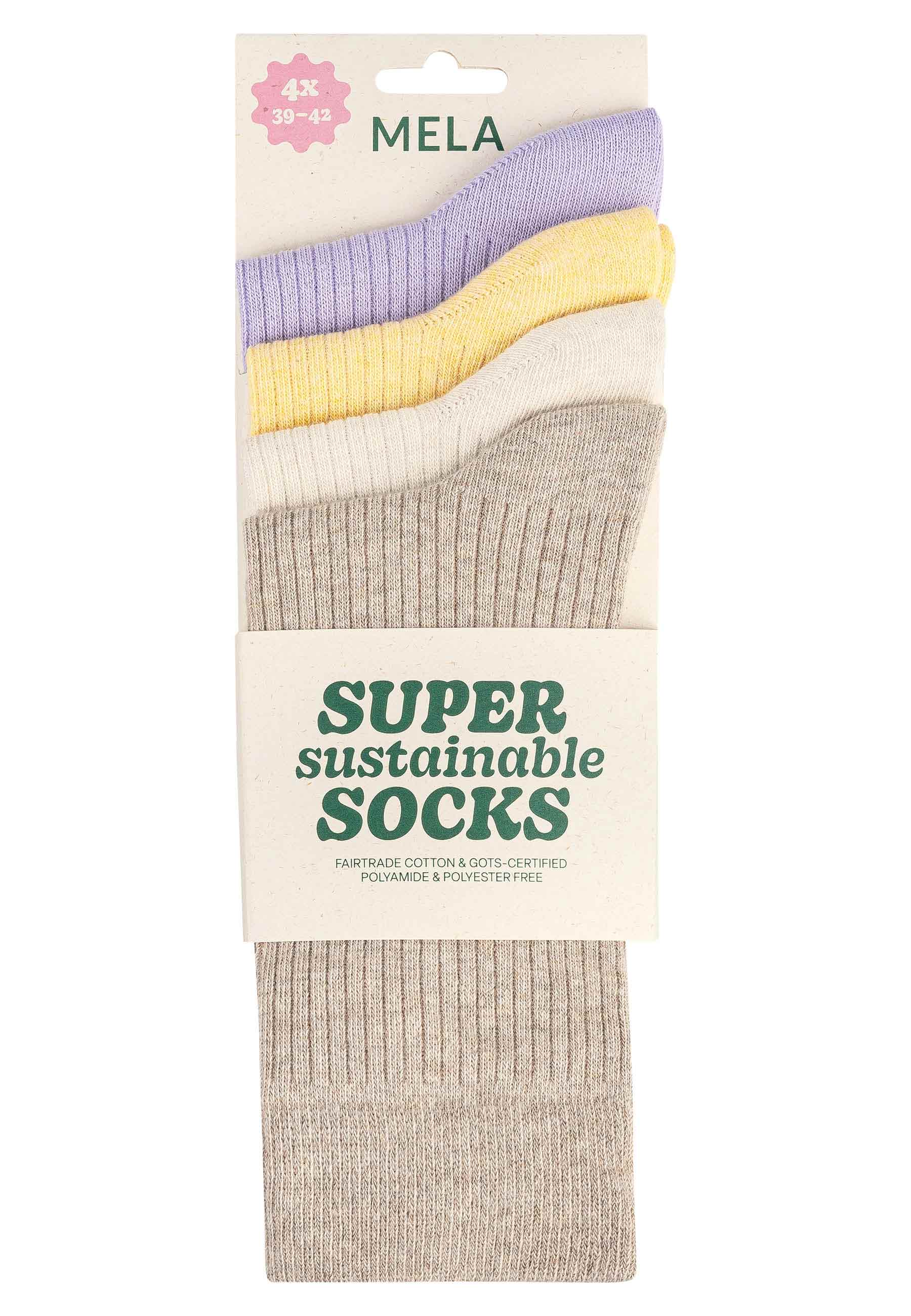 Gerippte Socken 4 Paare - Image 12
