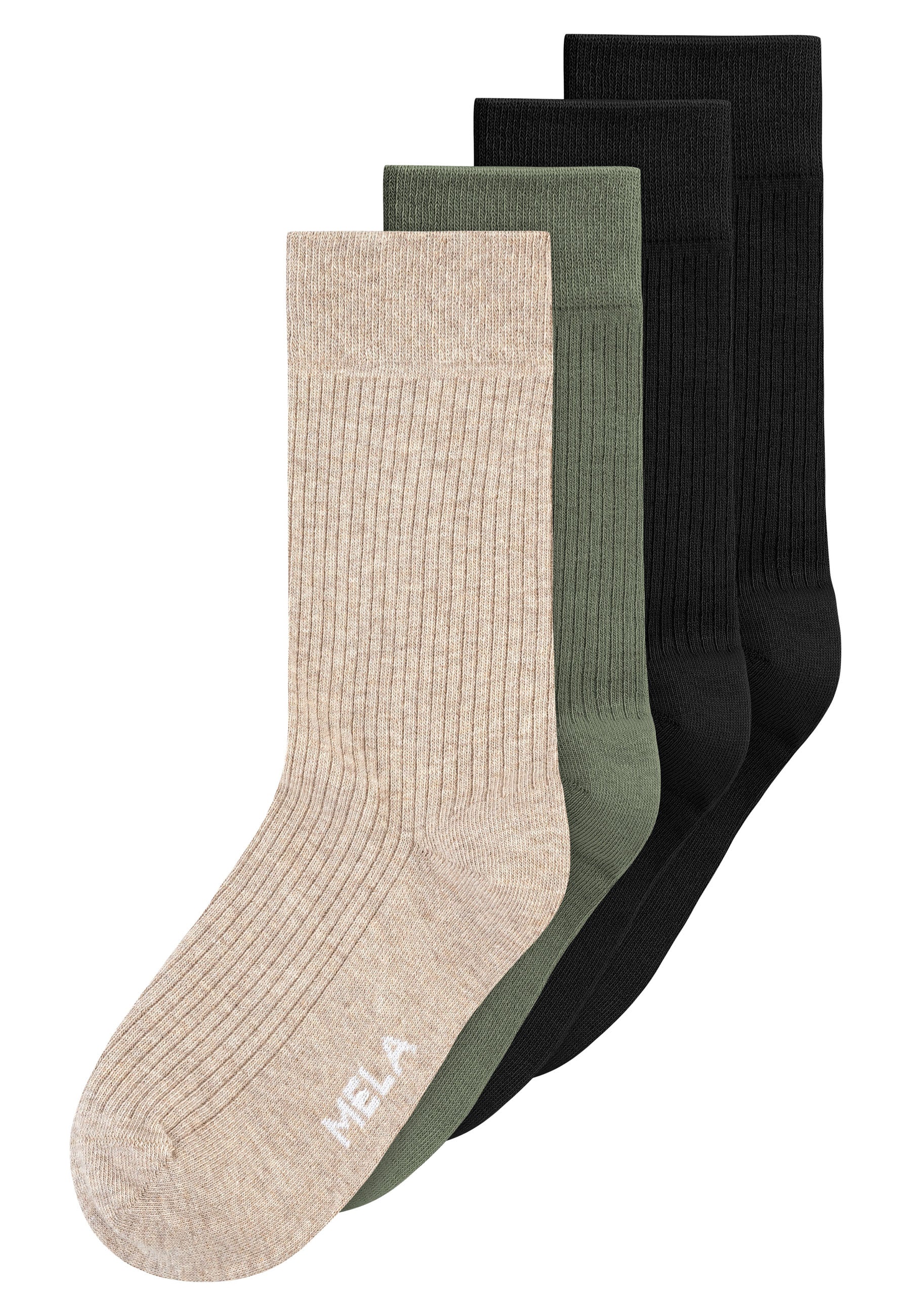 Gerippte Socken 4 Paare - Image 13