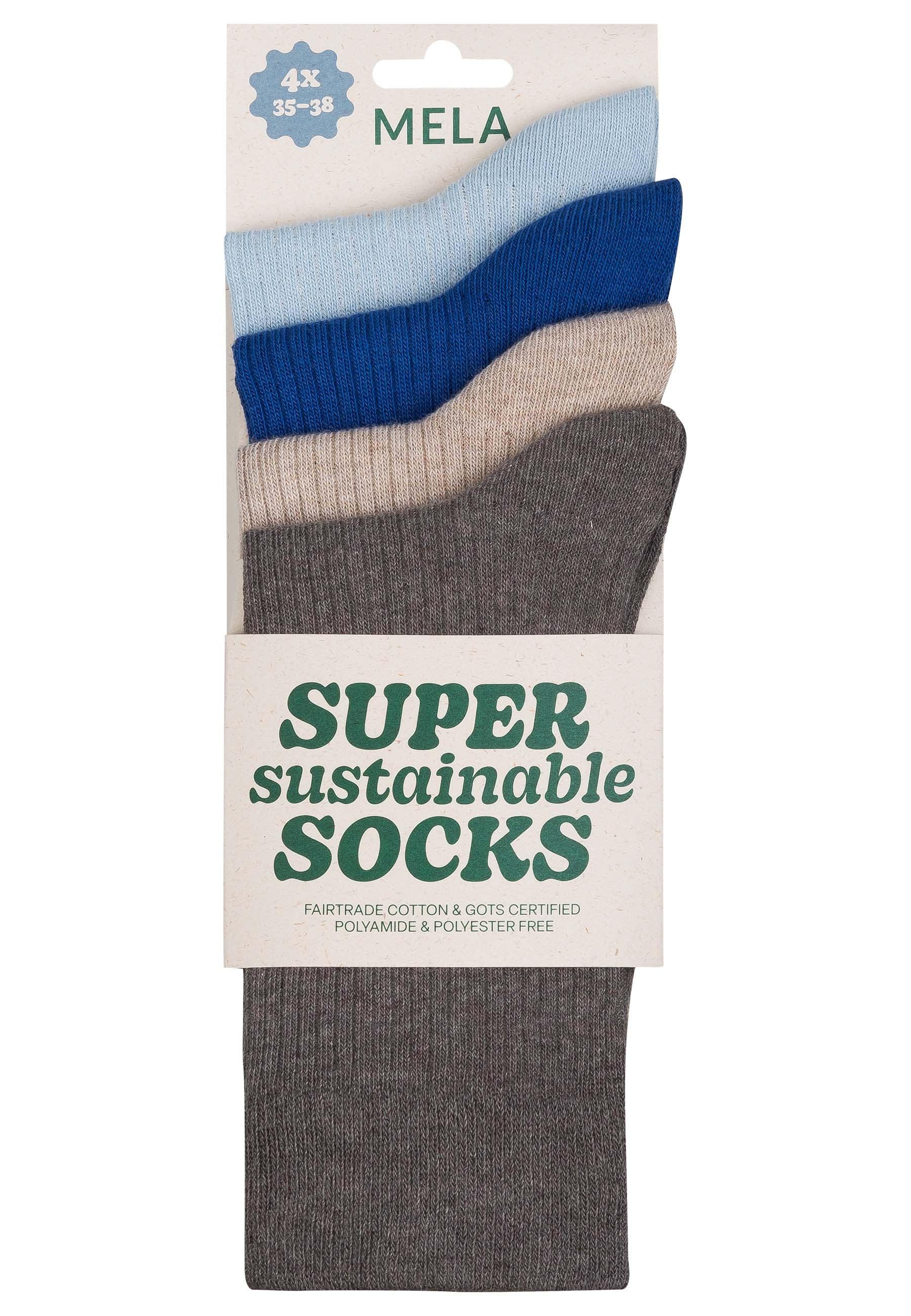 Gerippte Socken 4 Paare - Image 16