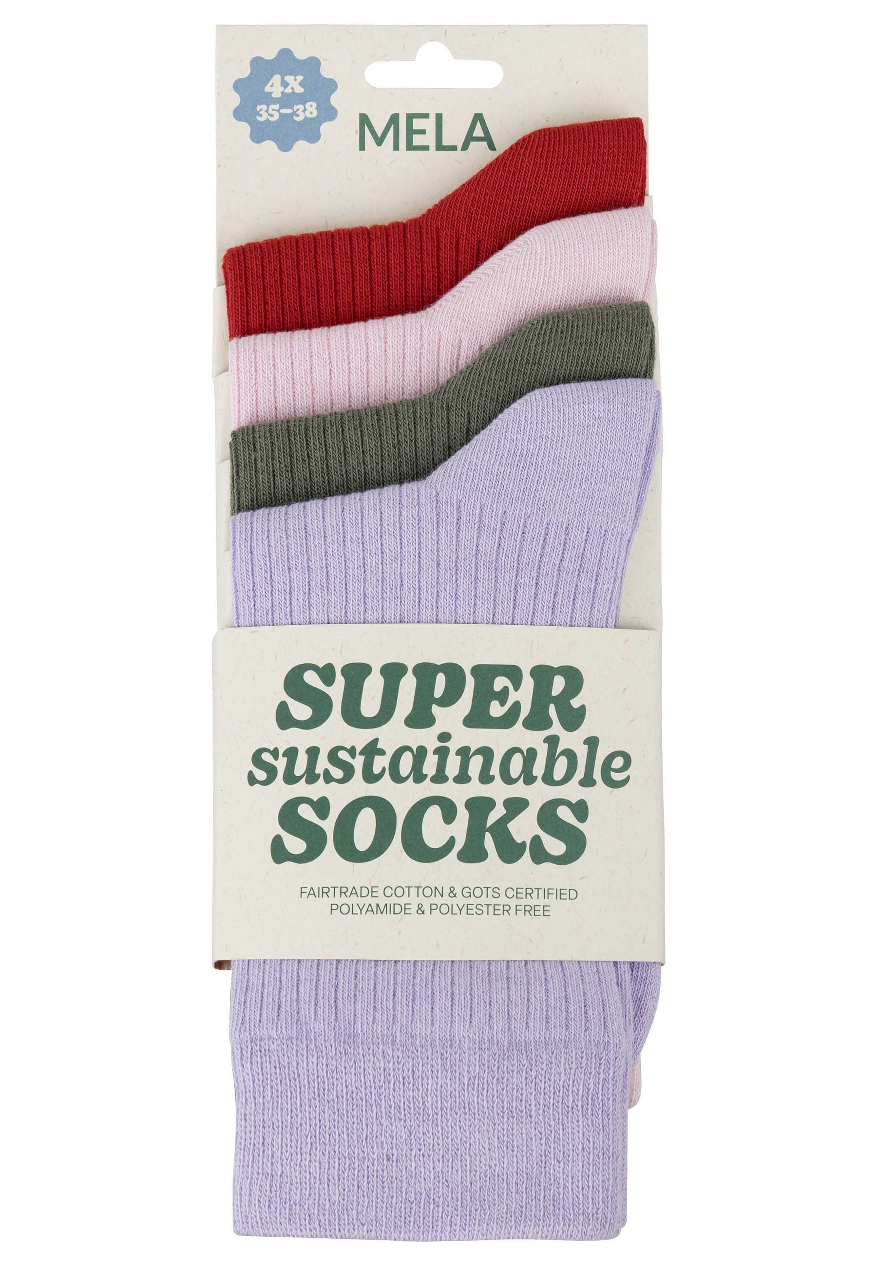 Gerippte Socken 4 Paare - Image 20