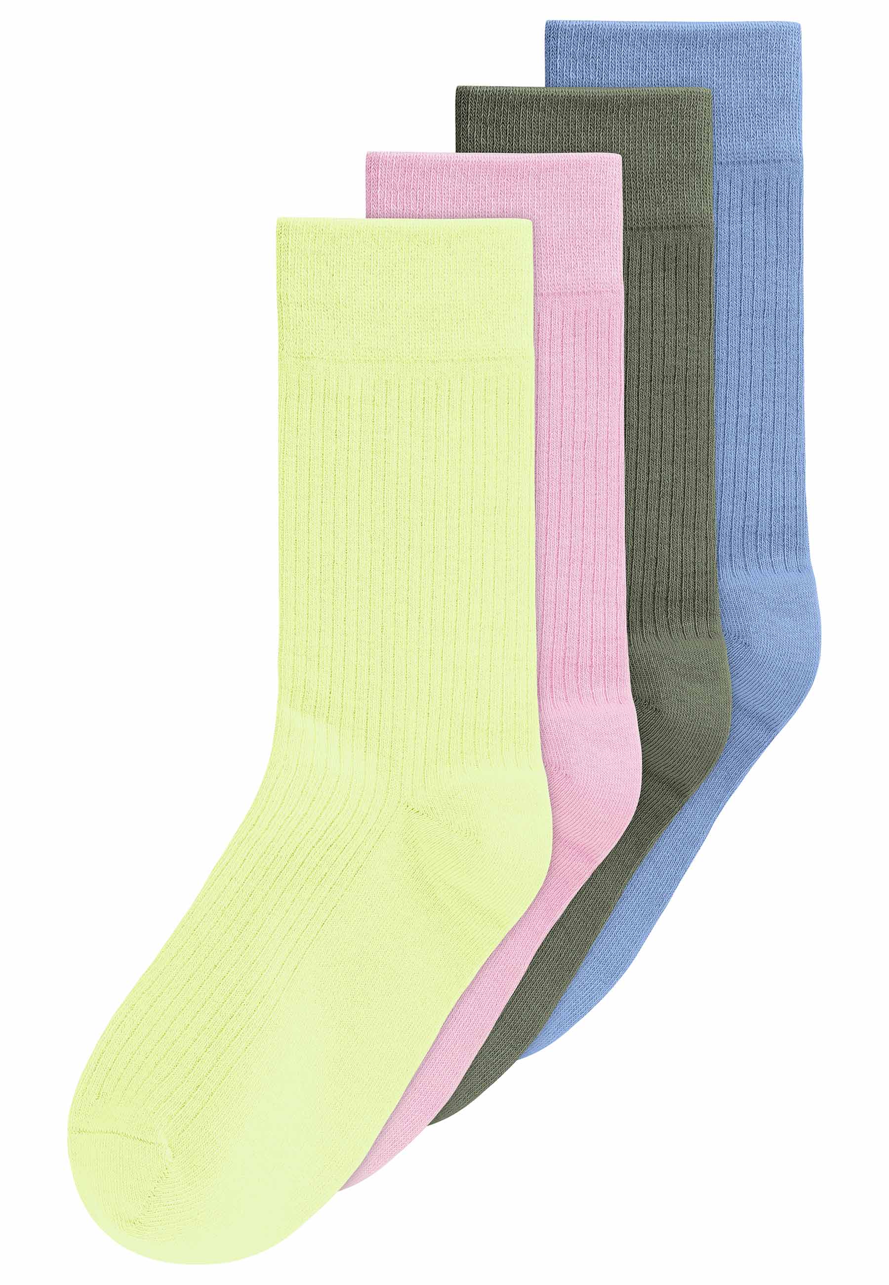 Gerippte Socken 4 Paare - Image 5
