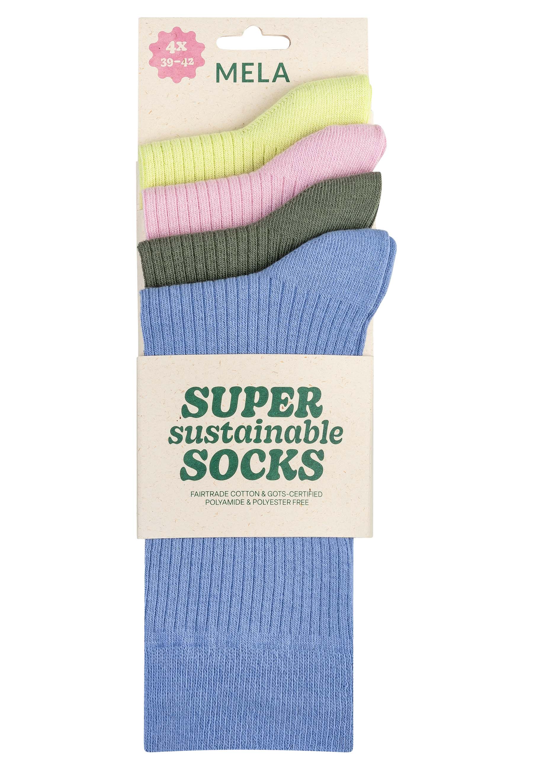 Gerippte Socken 4 Paare - Image 6
