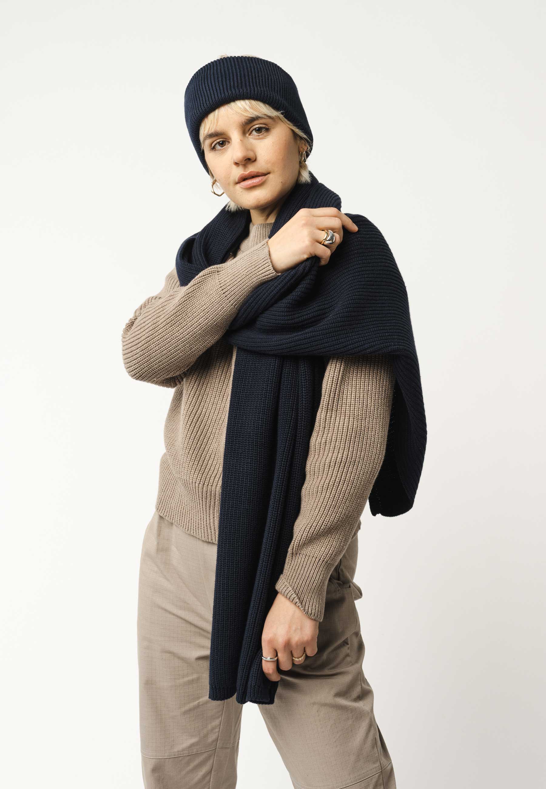 Rippstrick Schal Style NAGNA - Image 5